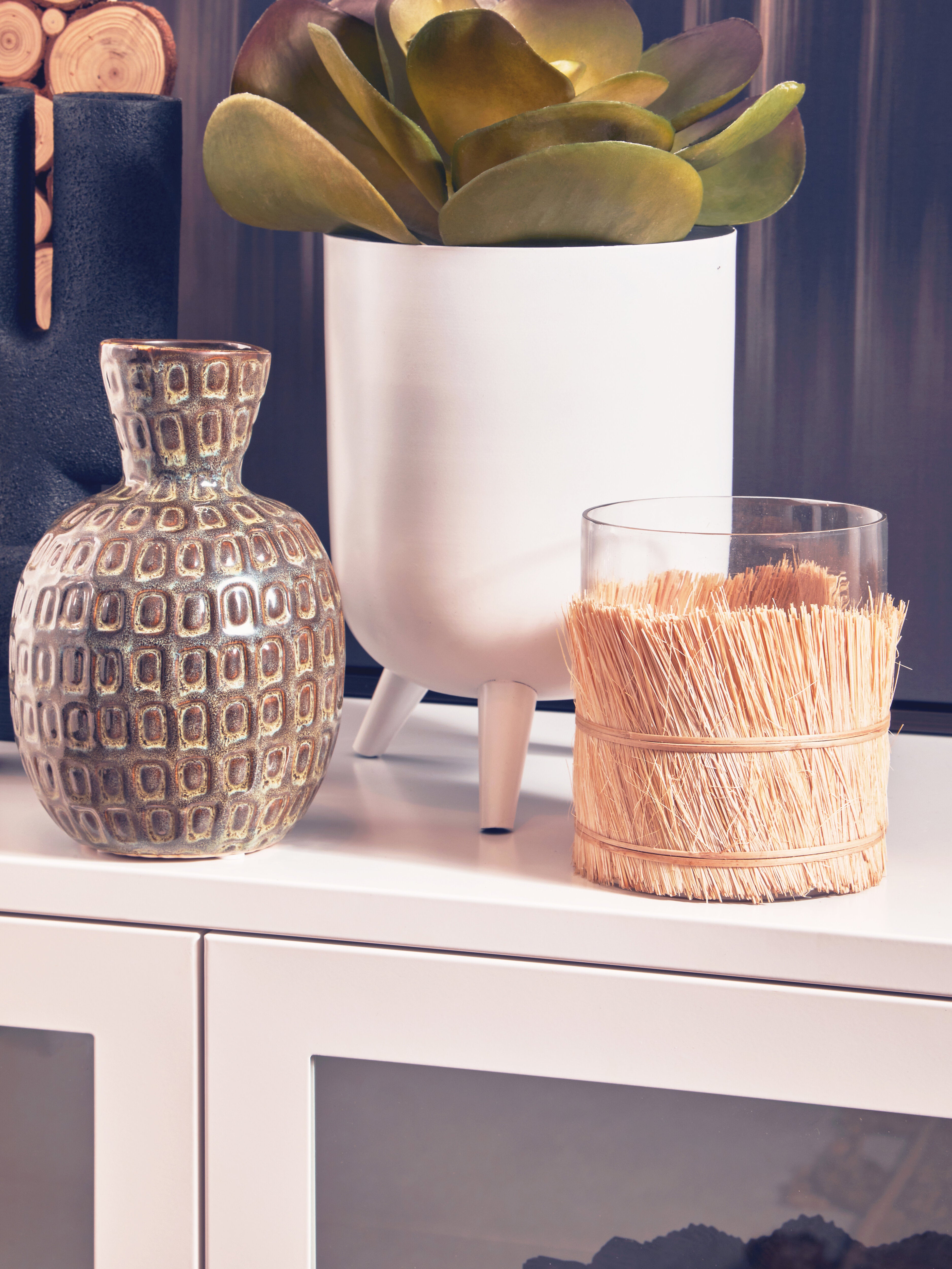 Borello Organic Glazed Ceramic Vase | Small